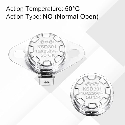 Thermostat KSD301 céramique 50°C 16A une conception robuste pour petits électroménagers - 4