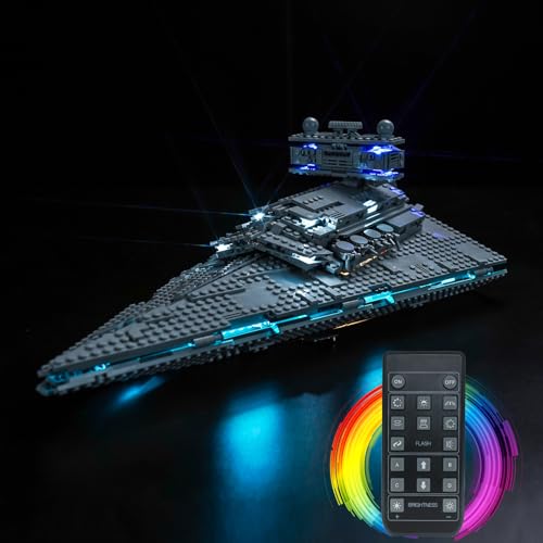 Kit de lumières LED pour Lego 75394 Imperial Star Destroyer (pas Lego), jeu d'éclairage LED pour jouet créatif