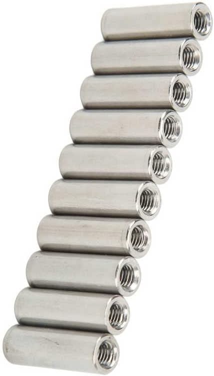 Female Thread Coupling Nut Coupling Nut Set M6 for Home Decoration