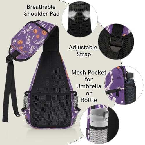 Bolso tipo sling unisex para viaje y senderismo miniatura 4