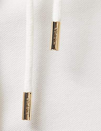 Tommy Hilfiger Damen Polokleid Slim Fit, Weiß (Ecru), L – Ansicht 4