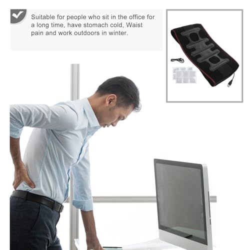 Faja lumbar calefactable USB CLISPEED para soporte y alivio miniatura 3