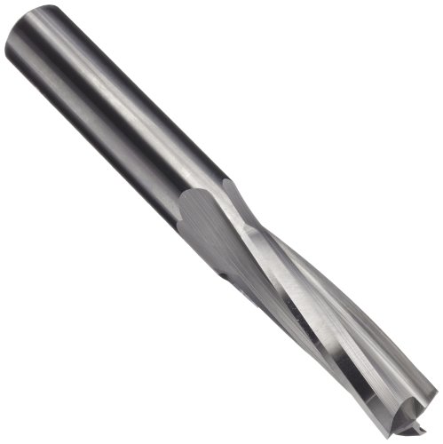 LMT Onsrud 60-241 Solid Carbide Upcut Low Helix Finisher Cutting Tool, Inch, Uncoated (Bright) Finish, 10 Degree Helix, 3 Flutes, 3.0000" Overall Length, 0.2500" Cutting Diameter, 0.2500" Shank Diameter
