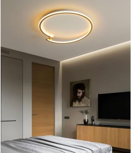 Plafonnier réglable LED encastré rond mince pour plafond bas