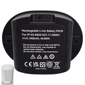 14.4V 3400mAh Li-Ion Battery Replacement Compatible with Sonos Move MOVE1US1 Loudspeaker Speakers 111-00001, IP-03-6802-001