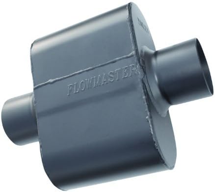 Flowmaster 842515 Super 10 Muffler 409S - 2.50 Center IN / 2.50 Center OUT - Aggressive Sound by Flowmaster