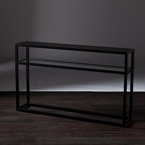 SEI Furniture Holly & Martin Baldrick Console Table, Black, CK7683 - Thumbnail 5