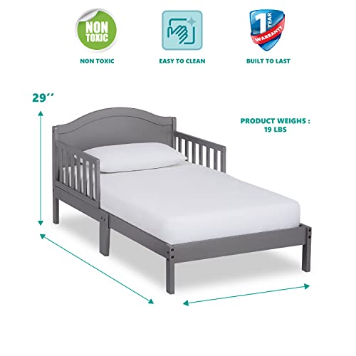 Dream On Me Sydney Toddler Bed In Steel Grey, Greenguard Gold Certified #TOP3