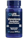 Life Extension Venotone – Standardized Horse Chestnut – Promotes Healthy Fluid Balance – Gluten-Free, Non-GMO – 60 Capsules