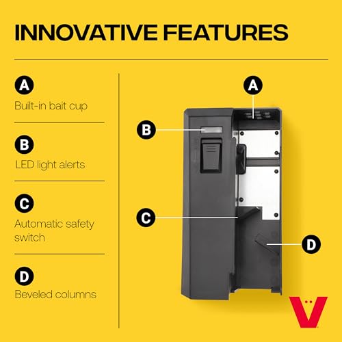 Victor M250B Indoor Electronic Humane Mouse Trap - No Touch, No See Electric Mouse Trap