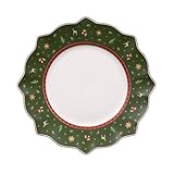 Villeroy & Boch Toy´s Delight Plato Llano de Cena, Porcelana, Verde