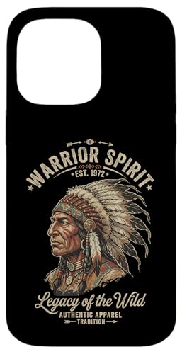 Warrior Spirit Chief Headdress Legacy �g���C�o���A�[�g �A���e�B�[�N�� �X�}�z�P�[�X iPhone 14 Pro Max �p