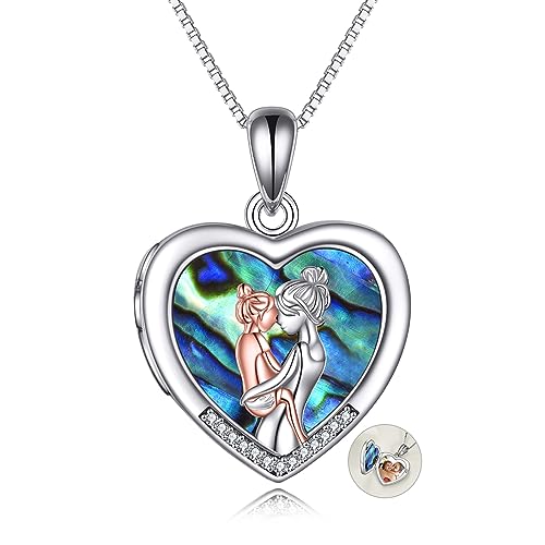 Yafeini Madre E Hija Collar De Plata Esterlina 925 Mamá Fotos Relicario Corazón Collar Colgante Collar De Joyería Regalos Para Mamá Collar Con Foto De Madre E Hija Yafeini Madre E Hija Collar De Plata Esterlina 925 Mamá Fotos Relicario Corazón Collar Colgante Collar De Joyería Regalos Para Mamá Collar Con Foto De Madre E Hija