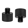 SAVITA 2pcs Mic Foot Adapter, 3/8 Male to 5/8 Female Tripod Screw Thread Adapter Accessories for Camera Monitor Microphone Stand Mount #2