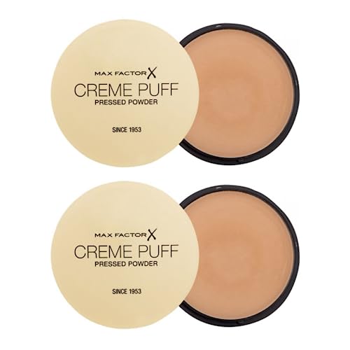 Image of 2 x Max Factor Creme Puff Face Powder 14g - 14 Golden Beige