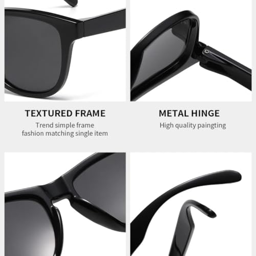 Lunettes de soleil rétro à verres miroir dégradé pour protéger vos yeux - 4