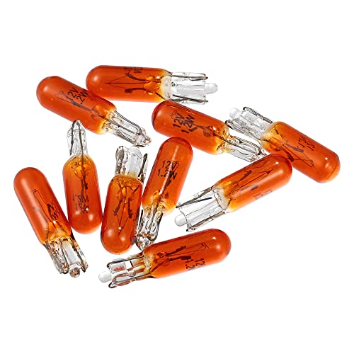 X AUTOHAUX 10 luces LED ambar T5 12V para automóviles