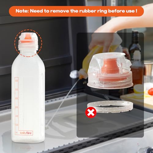 Kit d'accessoires de 7 pièces onlyfire avec dômes de fonte et spatule