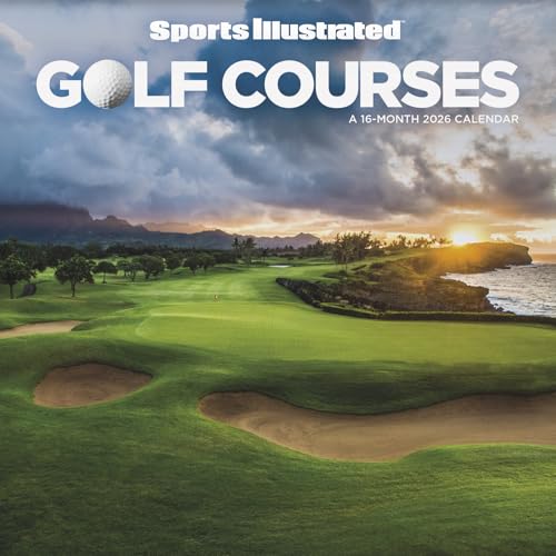 2026 Sports Illustrated Golf Courses Wall Calendar