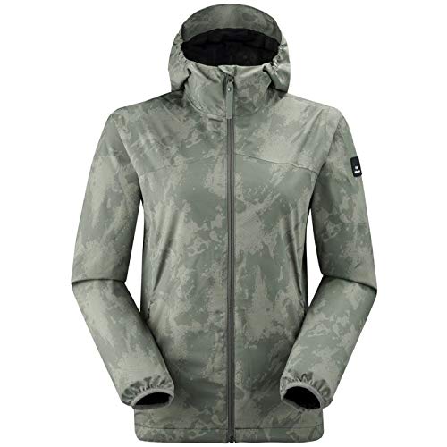 Eider Tonic Print Jkt 2.0 W - Chaqueta para mujer, Mujer, Abrigo de vestir, EIV5079, Agave Green_Camo Print, small