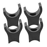 PENIKOKO 4 Pièces Accessoires pour roulettes en Repose-Pieds pour Assistation de freinage en Black