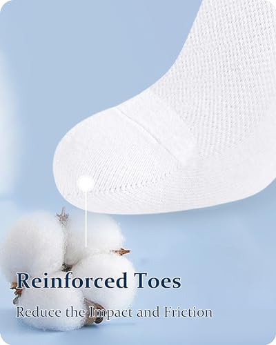 Image of Jane Stone Men's Ankle Socks Cotton Non Slip No Show Socks Size 9-12 /13-15