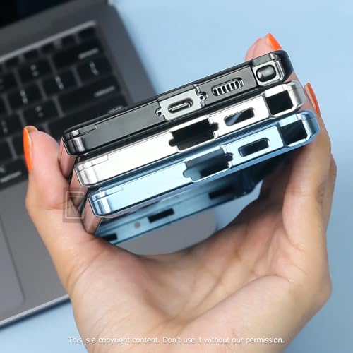 Image of MILLION CASES Back Cover Case for Samsung Galaxy S23 Ultra Shockproof Protective Luxury Magnetic Metal Frame Case for Men & Boys(Silver)