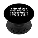 tante a attendu longtemps pour moi neveu génial tante PopSockets PopGrip Interchangeable