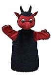  Trullala Basic-Handpuppe, Fingerpuppe, Puppentheater, Motiv: Teufel, 25 cm (ohne Beine)