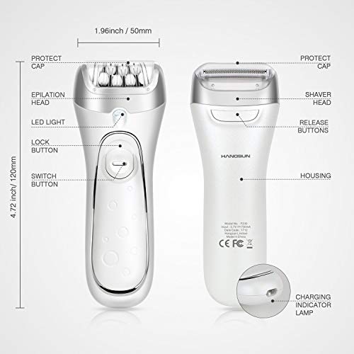 Hangsun F230 Epilierer für Damen Elektrorasierer mit Pinzetten-Technologie