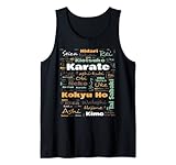 Häufig verwendete Begriffe für Karate-Terminologie Tank Top