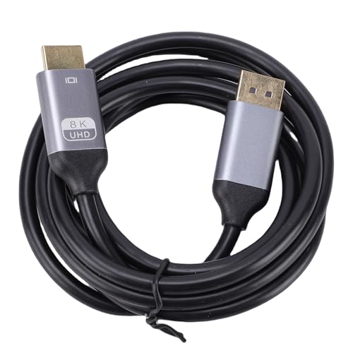 Cable DisplayPort 8K a DisplayPort 1.8M banapoy con conectores dorados para TV y proyectos