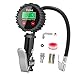Tcisa Tire Inflator with Pressure Gauge - Digital Heavy Duty 200 PSI Air Pressure Gauge with Leakproof Air Chuck Valve Extender Rubber Air Hose Quick-Connect Fitting