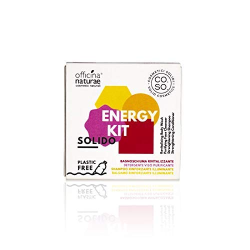Officina Naturae CO.SO. Kit Energia Sólida 4x25 g Sem Plástico CO.SO. Cosméticos Sólidos