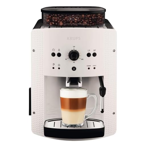 Krups Roma EA8105 - Cafetera superautomática 15 bares de presión, 3 niveles intensidad café, cantidad ajustable de 20 a 220ml, limpieza y descalcificación automático, molinillo integrado