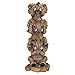 Design Toscano NG33769 Hear-No, See-No, Speak-No Evil Stacked Elephants Collectible Statue, Single,Medium