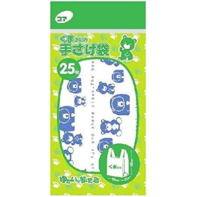 コア くまさんの手さげ袋 25枚 K-942