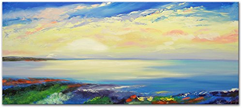 YS-Art Quadro Dipinto con Colori Acrilici