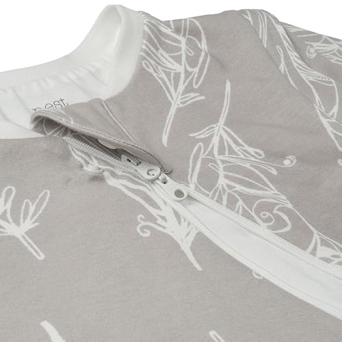 Image of Nest Designs Organic Cotton Removable Long Sleeve Sleep Bag | 1.0 TOG | Ideal for Sensitive Skin