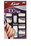 Kiss 100 Full Cover Nail 'Square Tip' 100PS11