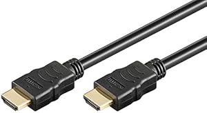 goobay 61159 High-Speed HDMI Kabel mit Ethernet / 4K Ultra HD und ARC/für Monitore, PS5 und Xbox / 2M