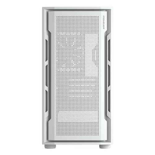 Cougar Uniface Mini Micro, ATX, USB 3.0, Panel Lateral de Vidrio Templado, Flujo de Aire Superior, Soporte de refrigeración de Agua de 240 mm, Ventilador preinstalado, gestión Avanzada de Cables,