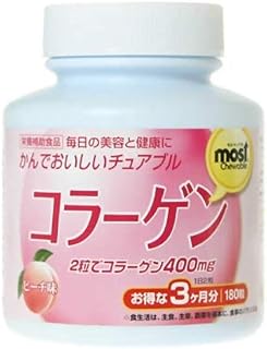 オリヒロ ＭＯＳＴチュアブル コラーゲン １８０粒×4個
