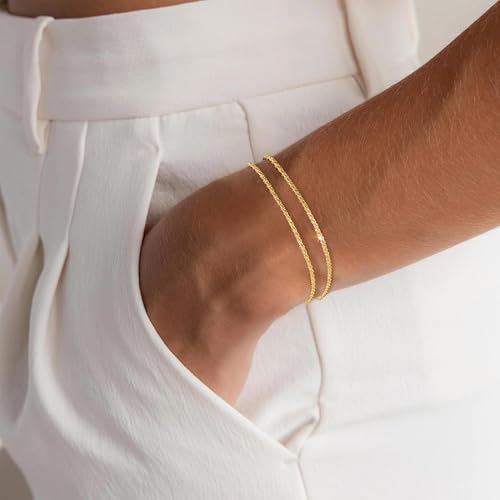 Gold Jesus Cross Bracelets for Women Trendy, 14K Dainty Gold Plated Religious Bracelets for Women Bulk, Christian Baptism Gifts for Women Mom Her