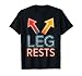 Leg Rests Funny Couple Humor Adult Joke Men Women Dirty T-Shirt
