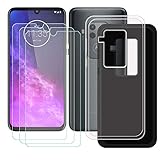 Protector de pantalla para Motorola One Zoom Alta sensibilidad táctil, Sin polvo, Sin huellas dactilares, Fácil de limpiar, Instalación muy fácil, Sin burbujas.