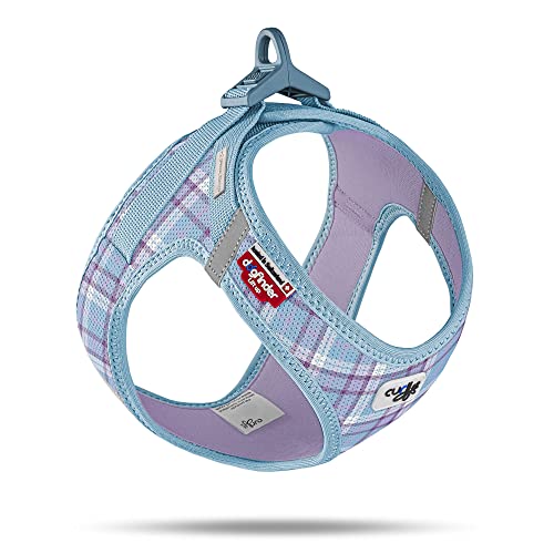 CURLI Vest Geschirr Clasp Air-Mesh Aqua-Caro Special Edition SE23-AC (XL)