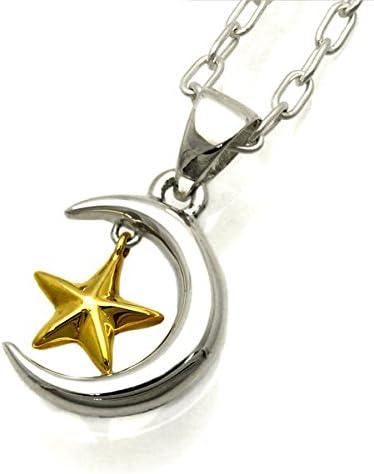 Amazon アンプジャパン Amp Japan ネックレス 星 三日月 メンズ レディース ペンダント シルバー925 真鍮 シンプル 17ajk 1 ネックレス 通販