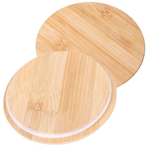 1 Pack Replacement Wooden Lid for 4-Cup Pyrex Bowls, 6