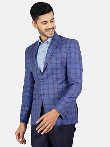 WINTAGE Mens Poly Wool (by Raymonds Mills) Checkered Blazer2
